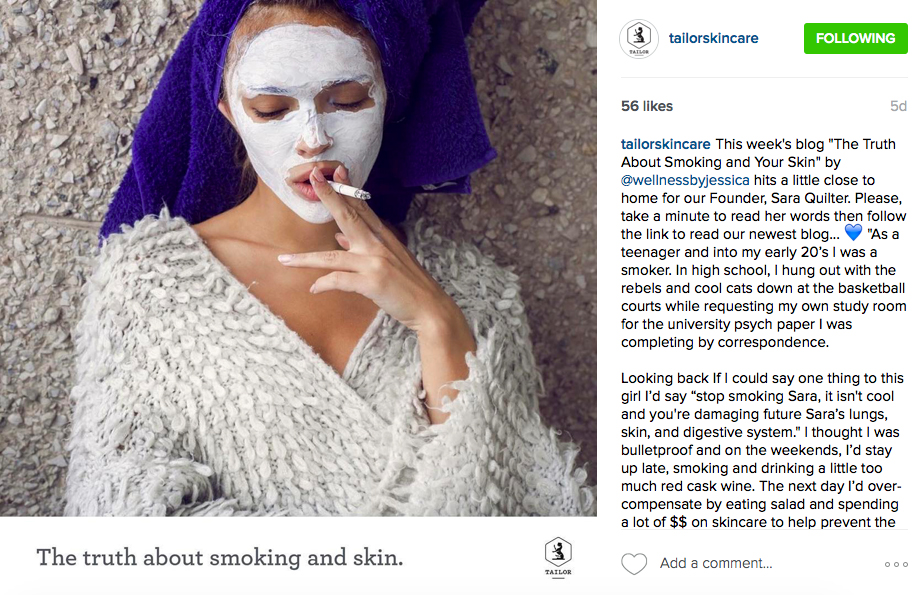 Sara Sara Quilter CEO Tailor Natural Skincare Wellingtom New Zealand