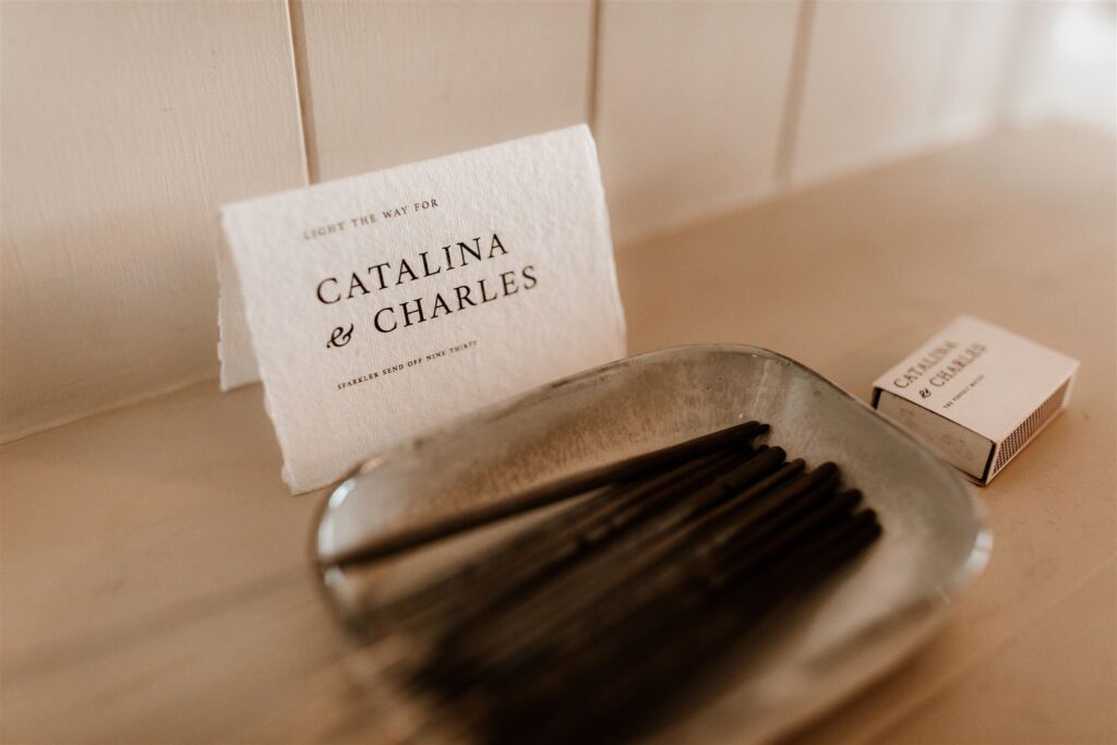 Catalina-and-Charles-Wilkinson-Wedding-Sparkler-Send-Off-New-Zealand-Stationery-White-Natural-Minimalist-Spanish-Inspired-Cotton-Rag-Paper-Wild-Folk-Photography-Mudbrick
